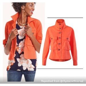 CAbi Resort jacket Tiger Lily orange Styje 5098 sz Medium